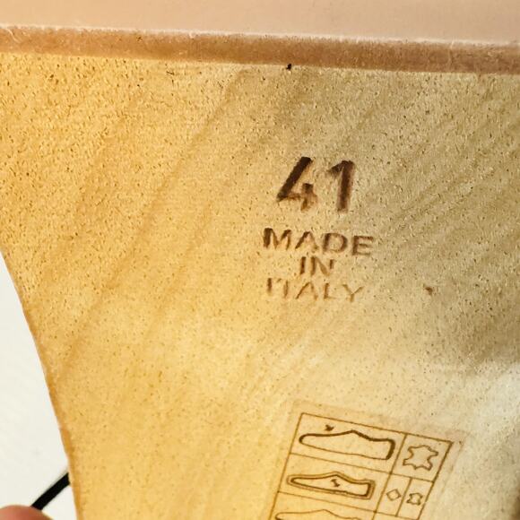 Free People Sandals Womens 10 Black Wood Platform Ankle Strap Block Heel - Picture 12 of 13